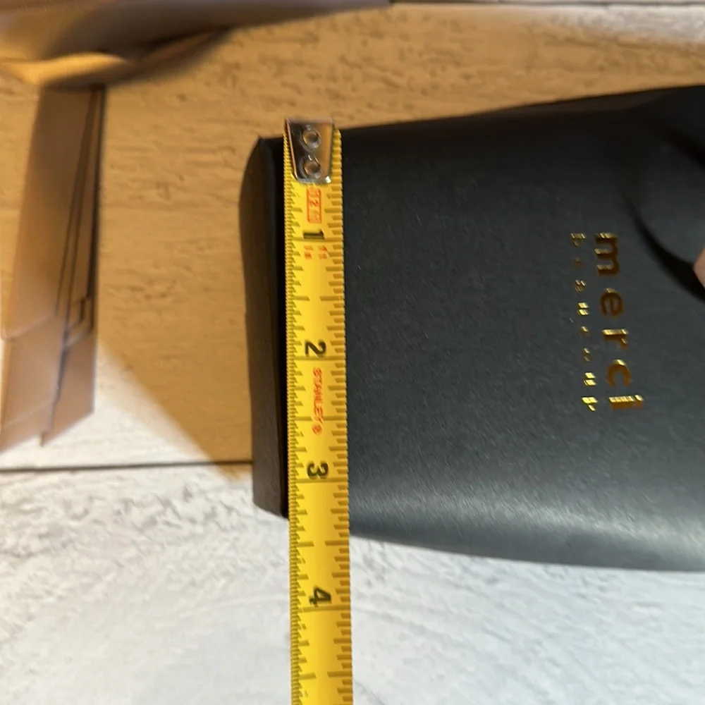 12 Pcs Paper Bags ( Merci Beaucoup ) Gift Bag, Packaging Box with Gray Ribbon - Picture 8 of 11